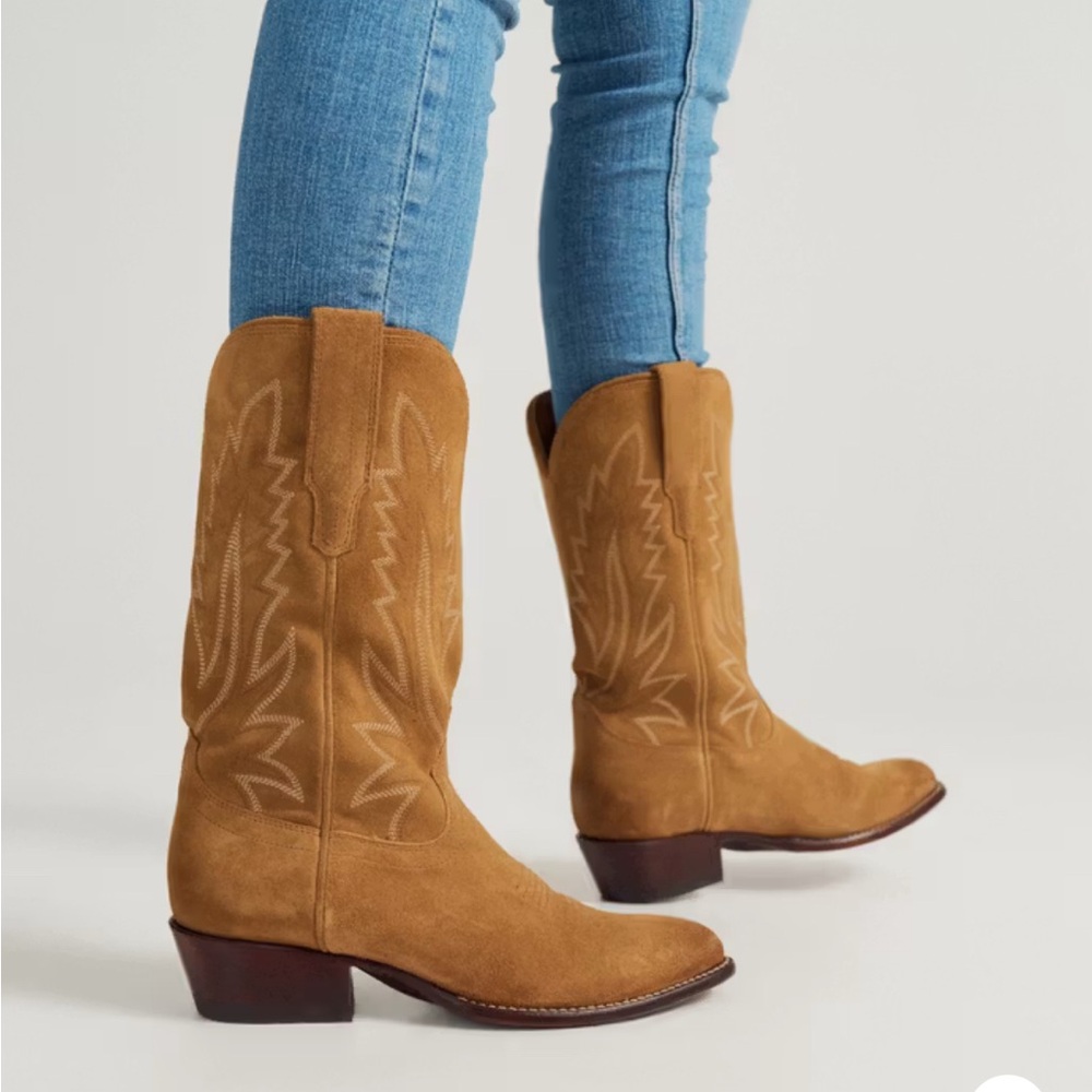 Tecovas Tan Ankle Boots